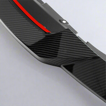 R44 Style Genuine Carbon Fiber Front Lip For BMW G87 M2 2022 2023 2024
