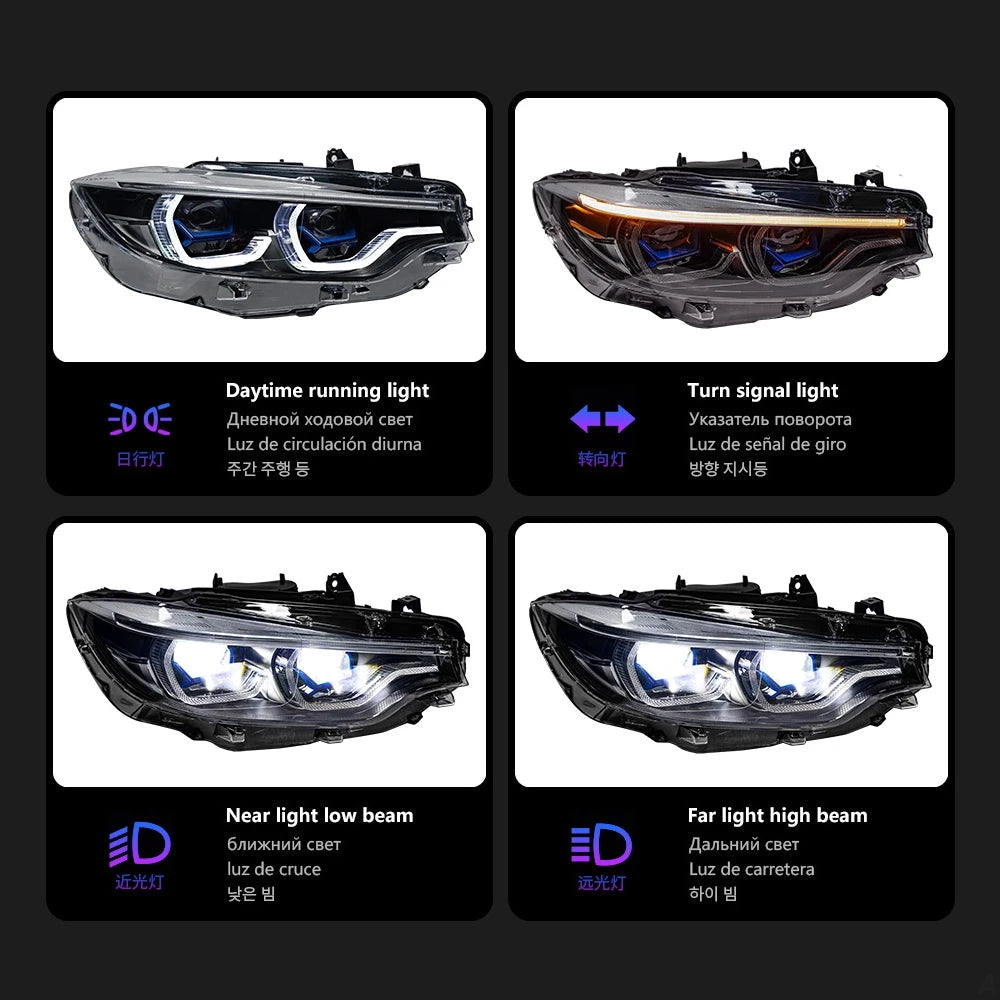 Laser LED Headlights for BMW 4-Series F32 (2012-2019)