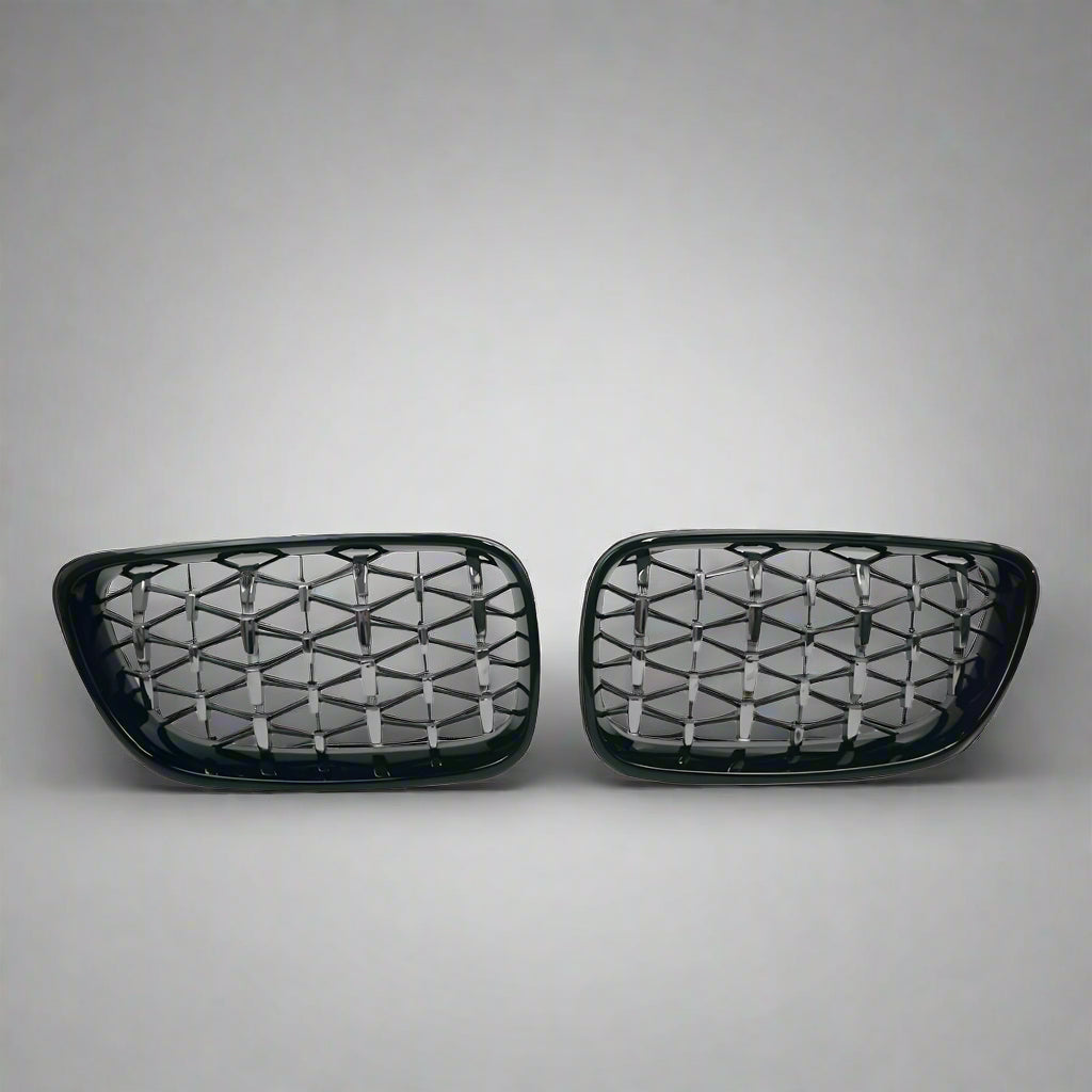 Diamond Front Kidney Grill For BMW 2 Series F22/F23/F87 (2014-2019)