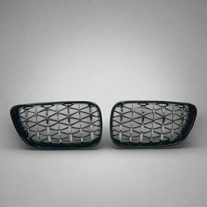 Diamond Front Kidney Grill For BMW 2 Series F22/F23/F87 (2014-2019)