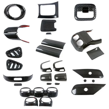 Carbon Fiber Center Console Trim for Mercedes-Benz W206 2022–2024