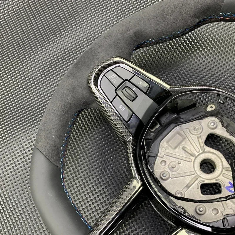 Alcantara & Leather CS Style Steering Wheel for BMW G-Chassis