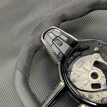 Alcantara & Leather CS Style Steering Wheel for BMW G-Chassis