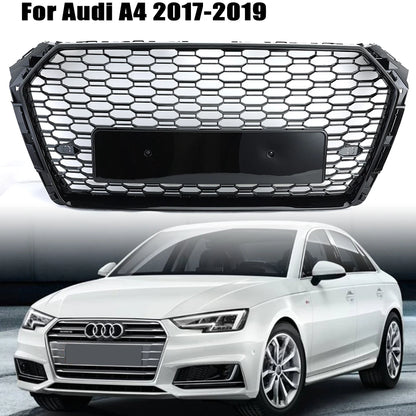 ABS Honeycomb RS Style Front Grille For Audi A4 S4 RS4 A5 RS5 A6 S6 A7 S7 A3 (2008–2022)