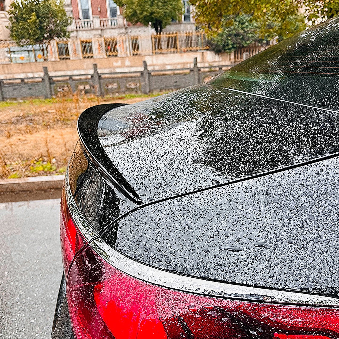 Rear Trunk Spoiler for Mercedes-Benz E-Class W214 (2024+) | Carbon & Black