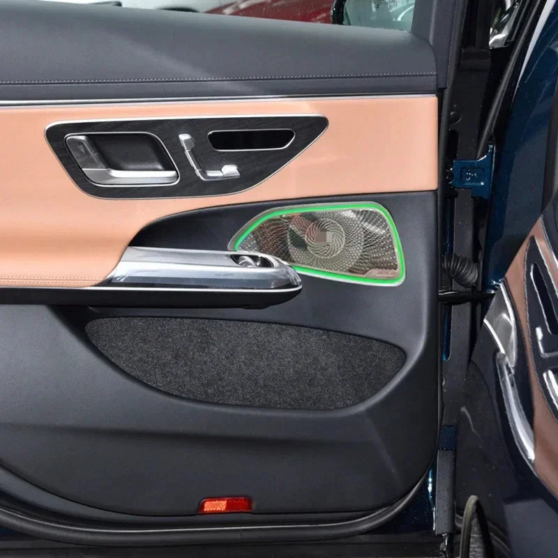 64-Color LED Ambient Light Front & Rear Doors Speaker Cover for Mercedes-Benz E-Class W214