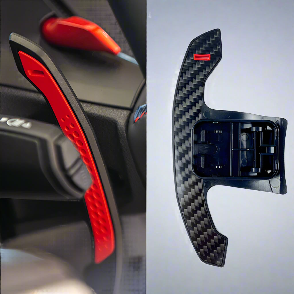 Carbon Fiber Paddle Shift Extension For BMW F20 F06 F13 F15 F16 F34 F44 F90 F80 F82 F83 F87