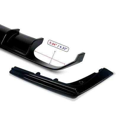 PSM Style Rear Diffuser For BMW F80 M3 F82 M4 | Gloss Black