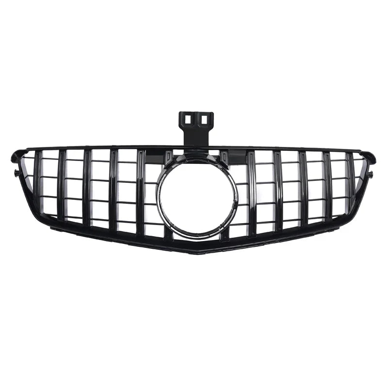 AMG GT-R Style Front Grille for Mercedes W204 C-Class (2008–2014) | Gloss Black