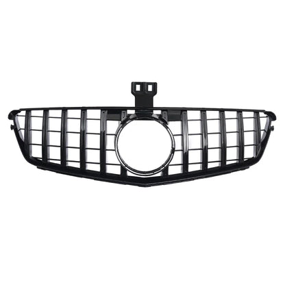 AMG GT-R Style Front Grille for Mercedes W204 C-Class (2008–2014) | Gloss Black