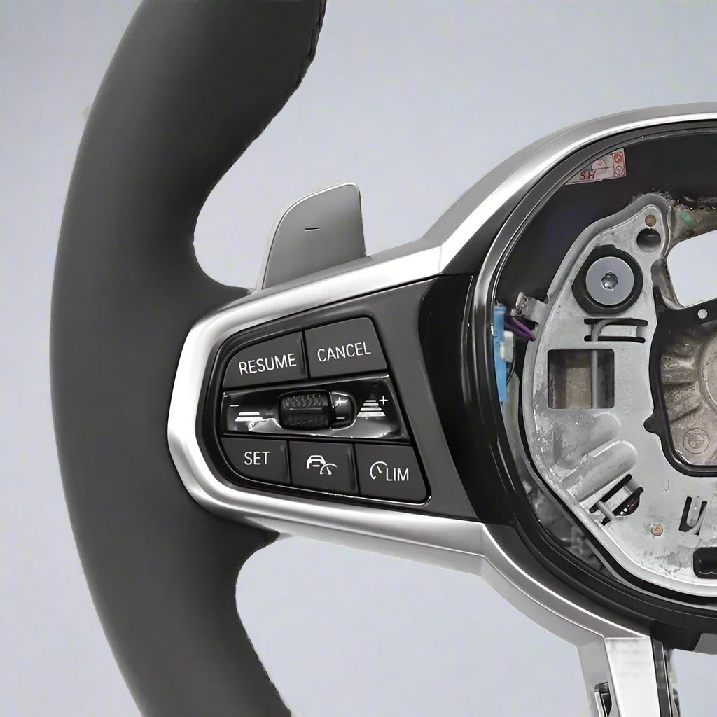 Full Leather CS Style Steering Wheel for BMW F-Chassis & G-Chassis Models