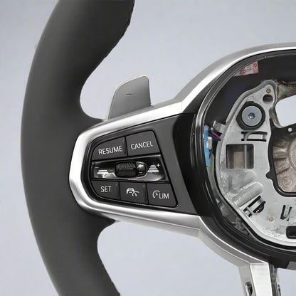 Full Leather CS Style Steering Wheel for BMW F-Chassis & G-Chassis Models
