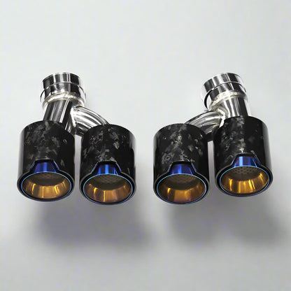 Carbon Fiber Quad Exhaust Tip Conversion For BMW G30/G31 2018+