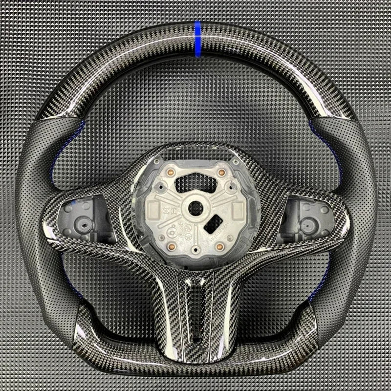 M Sport Carbon Fiber Leather Steering Wheel for BMW G-Chassis