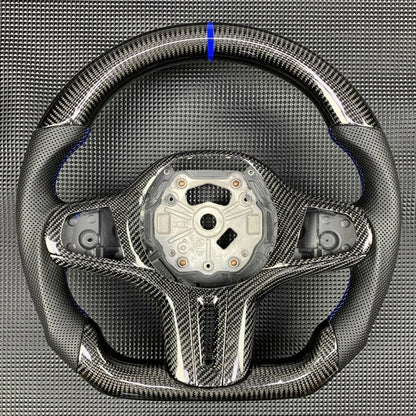M Sport Carbon Fiber Leather Steering Wheel for BMW G-Chassis