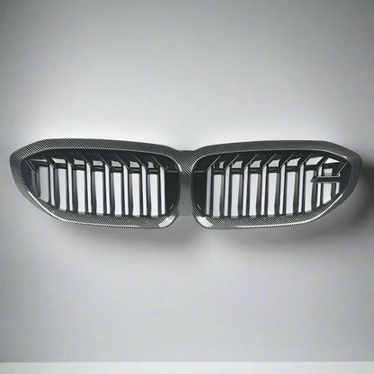 M5 STYLE Front Grille for BMW G20 G21 3 SERIES 2019+ | Carbon & Gloss Black
