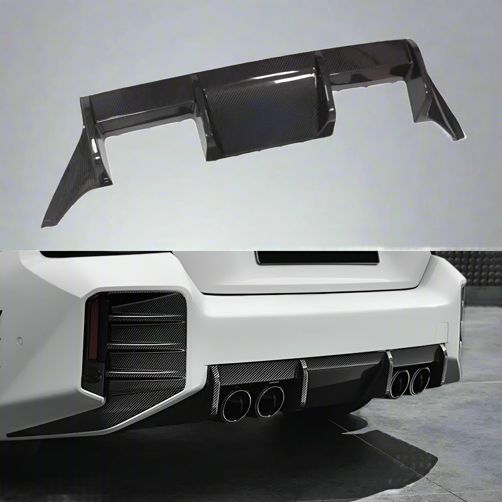 MP Style Genuine Dry Carbon Fiber Diffuser For BMW M2 G87 2023+