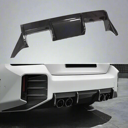 MP Style Genuine Dry Carbon Fiber Diffuser For BMW M2 G87 2023+