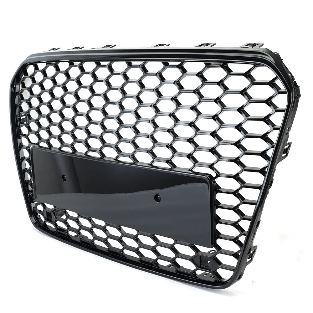 ABS Honeycomb RS Style Front Grille For Audi A4 S4 RS4 A5 RS5 A6 S6 A7 S7 A3 (2008–2022)