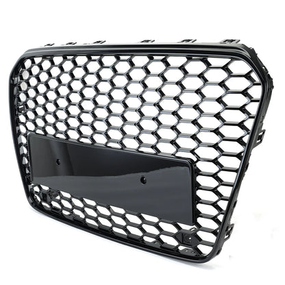 ABS Honeycomb RS Style Front Grille For Audi A4 S4 RS4 A5 RS5 A6 S6 A7 S7 A3 (2008–2022)