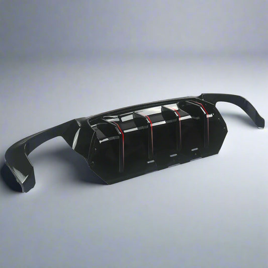 R-Style Rear Diffuser For BMW 5 Series F10 F11 (2010-2016) | Black