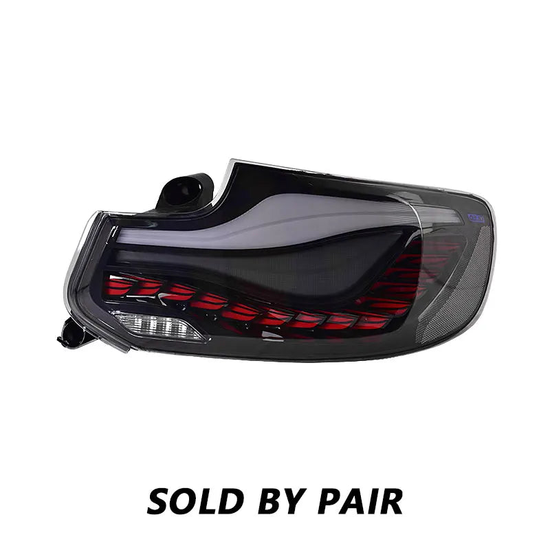 LED GTS Tail Lights For BMW 2 Series w/ Dragon Scale Animation (F22 F23 F87)