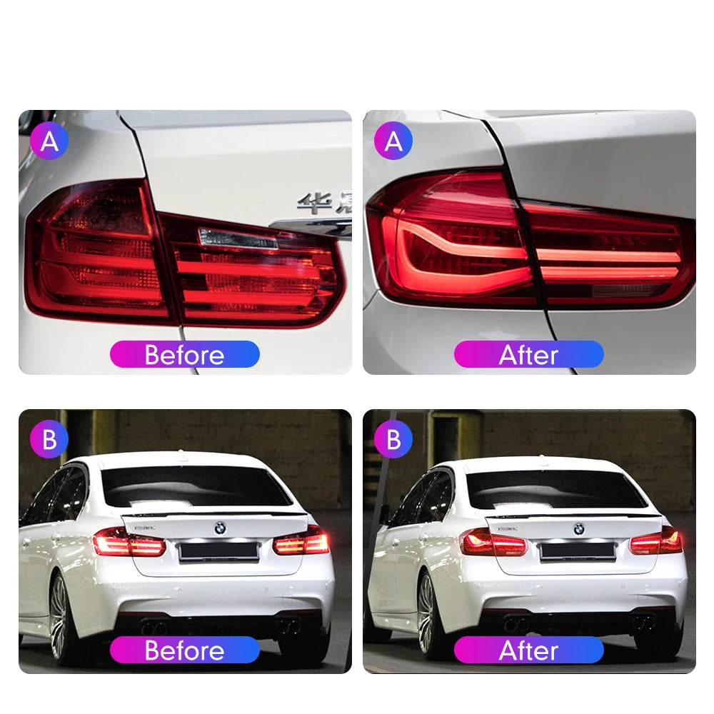 LED Tail Light Assembly Upgrade for BMW 3 Series F35/F30 (2013–2018) | Sequential Turn Signal
