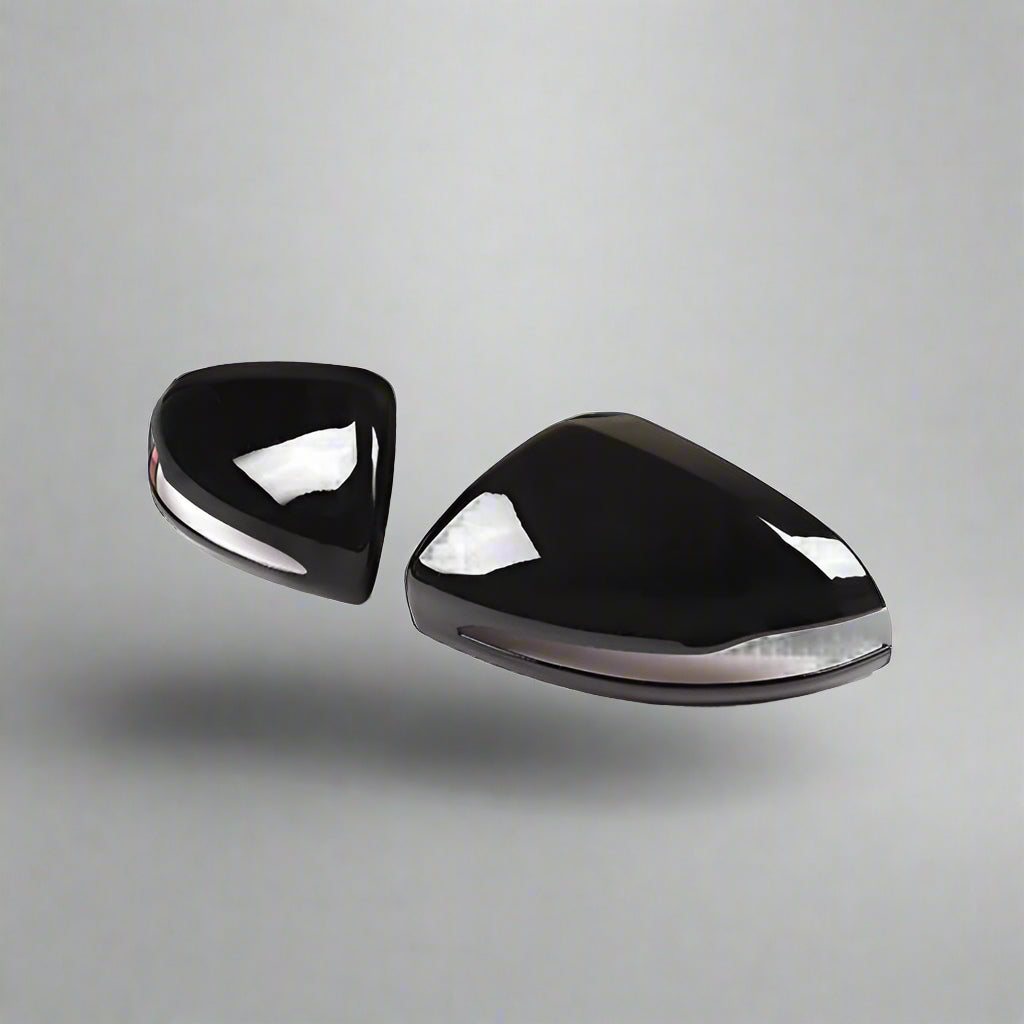 Carbon Fiber Mirror Cap Covers for Mercedes W205, W213, X253, W222 (2014–2018)