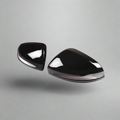 Carbon Fiber Mirror Cap Covers for Mercedes W205, W213, X253, W222 (2014–2018)