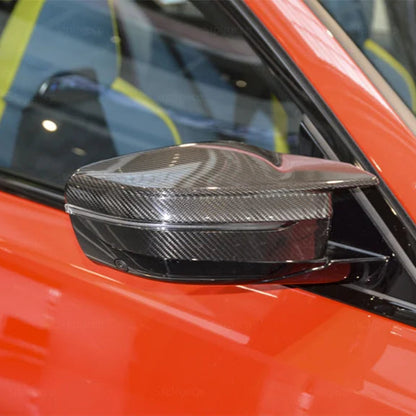 Genuine M4 Style Carbon Fiber Side Mirror Covers for BMW (G20 G22 G23 G26 G30 G11 G12 G14 G15 G16)