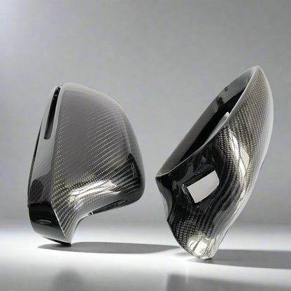 Genuine Carbon Fiber Mirror Covers for Audi A3/S3/Sportback 8P, A4/S4/Allroad B8, A5/S5 B8 Coupe, A6/S6 C6 (2008–2015)