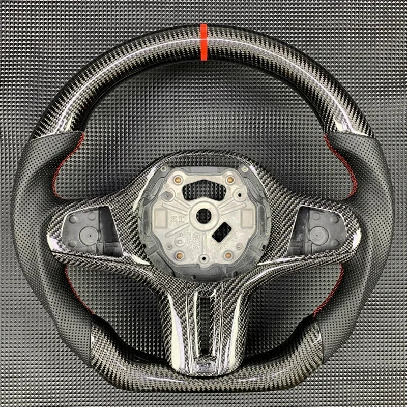M Sport Carbon Fiber Leather Steering Wheel for BMW G-Chassis