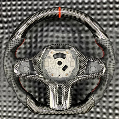 M Sport Carbon Fiber Leather Steering Wheel for BMW G-Chassis