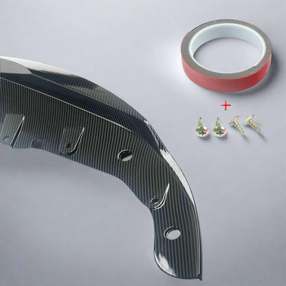 Front Lip Splitter For G22 BMW 4-Series M-sport | Carbon Fiber Look