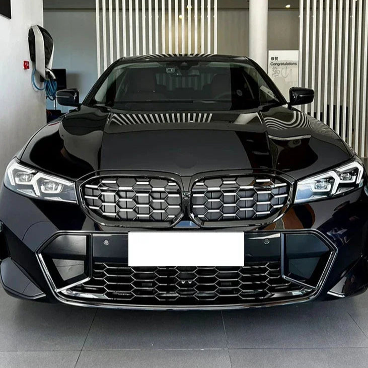 Front Kidney Grill for BMW 3 Series G20 LCI (2023-2024) | Gloss Black