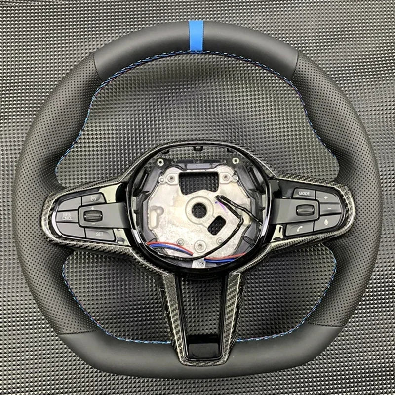 Alcantara & Leather CS Style Steering Wheel for BMW G-Chassis