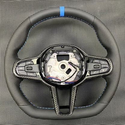 Alcantara & Leather CS Style Steering Wheel for BMW G-Chassis