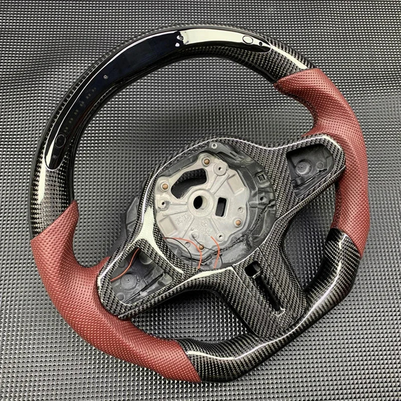 M Sport Carbon Fiber Leather Steering Wheel for BMW G-Chassis