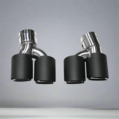 Carbon Fiber Quad Exhaust Tip Conversion For BMW G30/G31 2018+