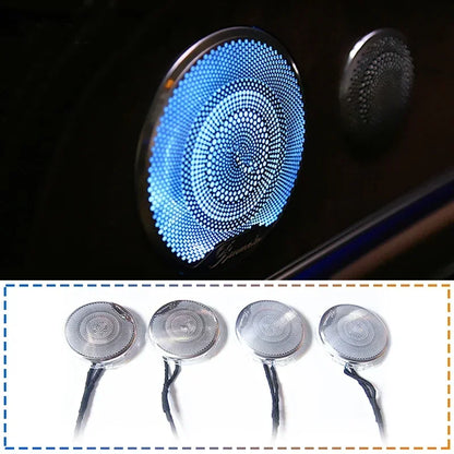 64-Color LED Ambient Light Front & Rear Doors Speaker Cover for Mercedes-Benz E-Class W214
