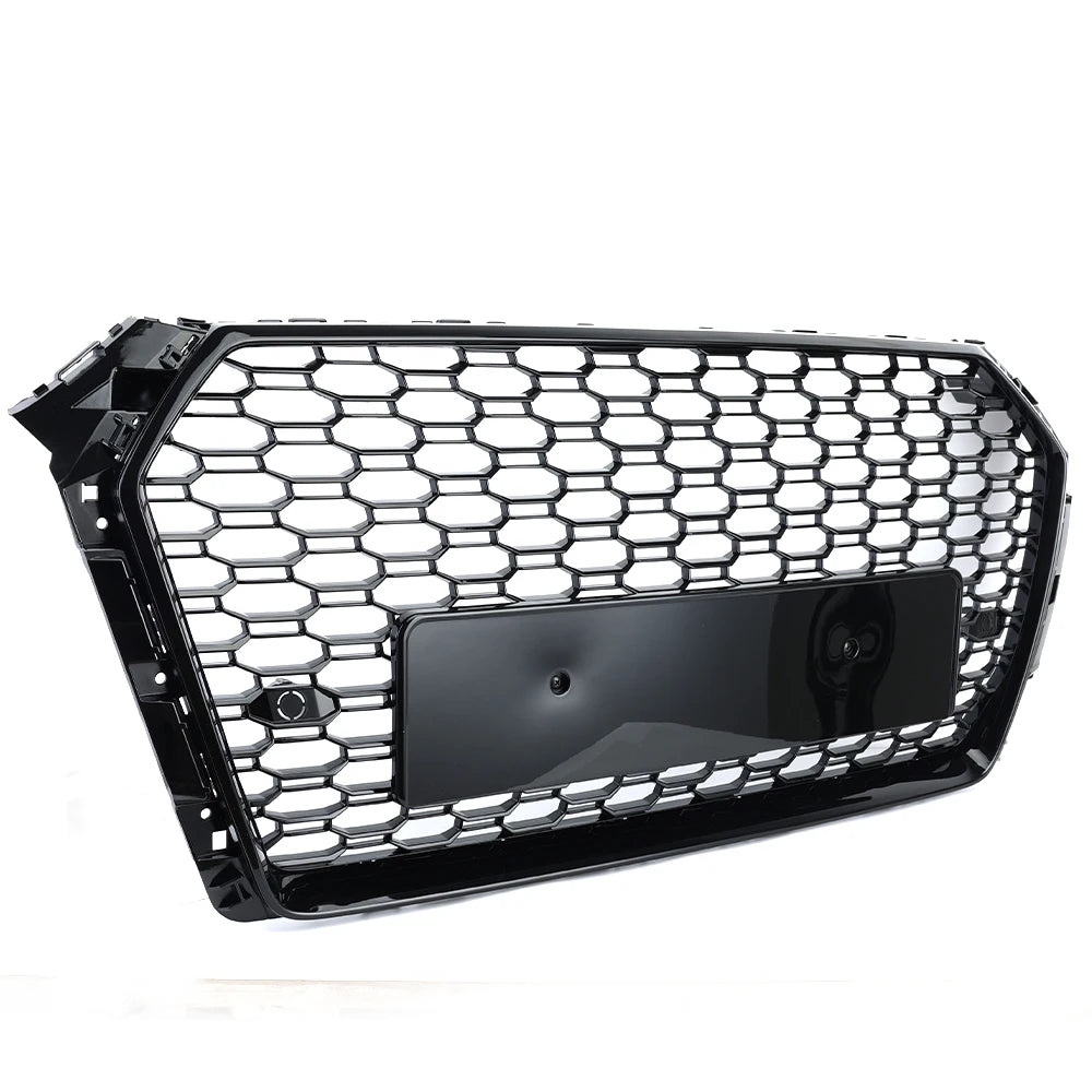ABS Honeycomb RS Style Front Grille For Audi A4 S4 RS4 A5 RS5 A6 S6 A7 S7 A3 (2008–2022)