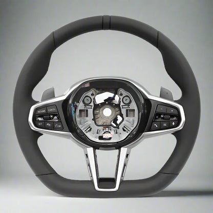 Full Leather CS Style Steering Wheel for BMW F-Chassis & G-Chassis Models
