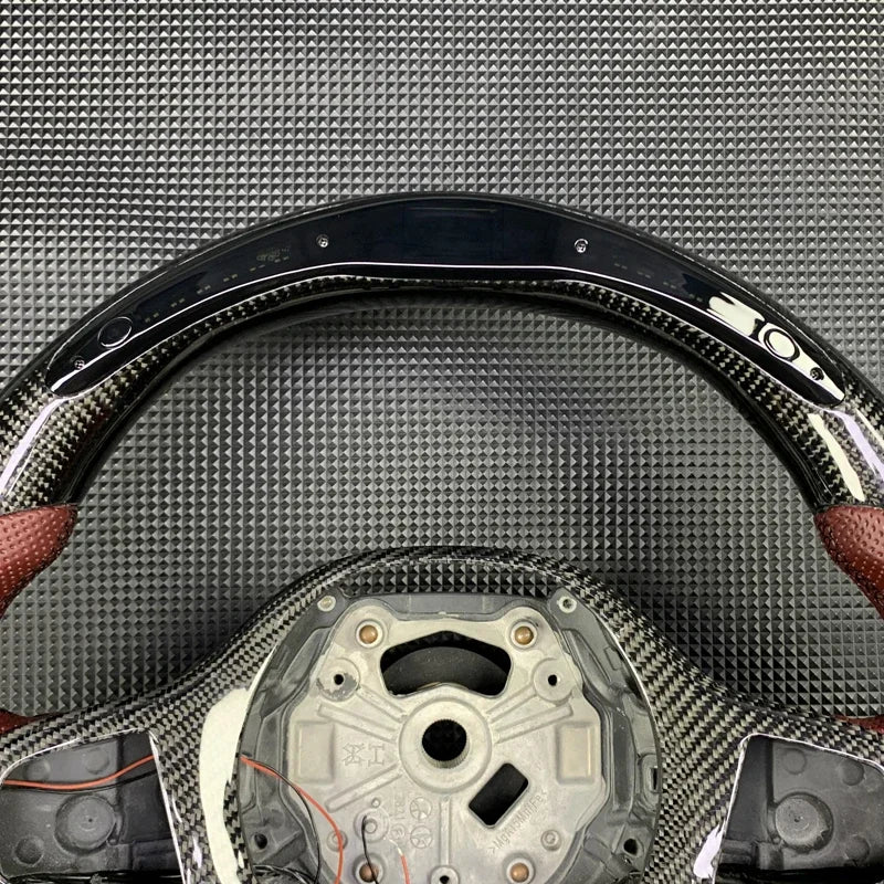 M Sport Carbon Fiber Leather Steering Wheel for BMW G-Chassis