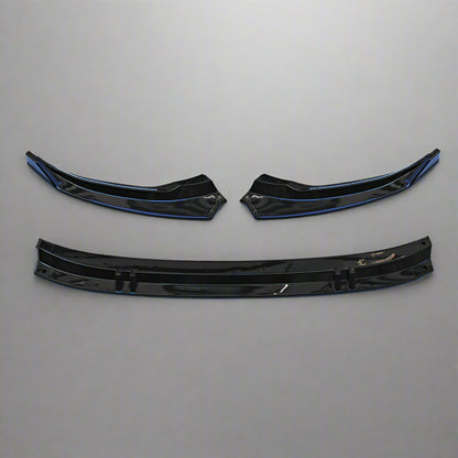 3PCS Front Lip for Audi 8Y S-Line/S3 (2020–Present) | Gloss Black & Carbon Look