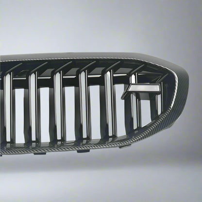 M5 STYLE Front Grille for BMW G20 G21 3 SERIES 2019+ | Carbon & Gloss Black