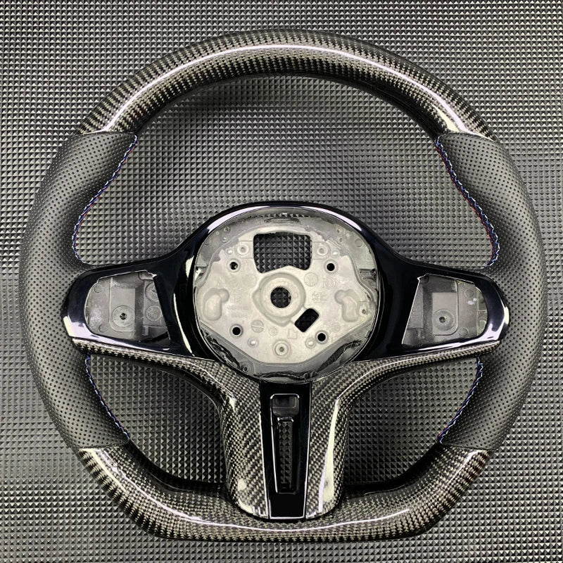 M Sport Carbon Fiber Leather Steering Wheel for BMW G-Chassis