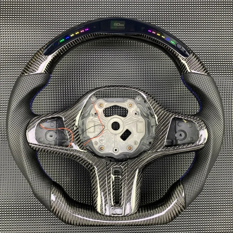 M Sport Carbon Fiber Leather Steering Wheel for BMW G-Chassis