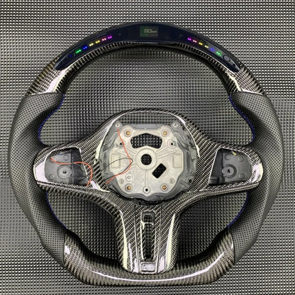 M Sport Carbon Fiber Leather Steering Wheel for BMW G-Chassis