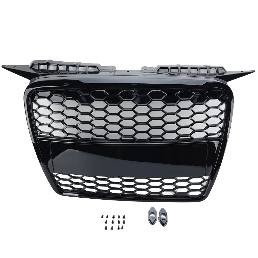 ABS Honeycomb RS Style Front Grille For Audi A4 S4 RS4 A5 RS5 A6 S6 A7 S7 A3 (2008–2022)