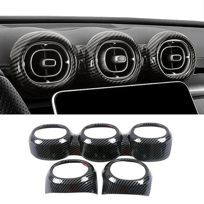 Carbon Fiber Center Console Trim for Mercedes-Benz W206 2022–2024